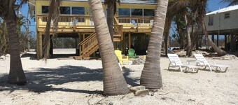 Oceanfront Apartment on Private Sandy Beach | Kayaks & Sandbar!