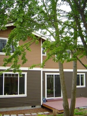 Enjoy the shady back yard