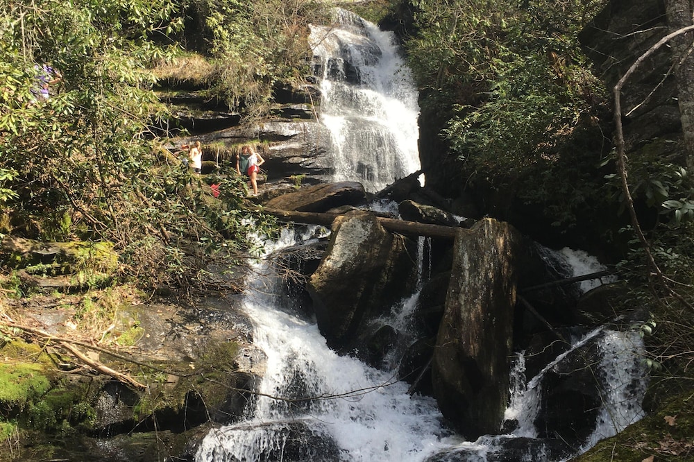 Hike to Falls From Cabin, Cyclists Paradise, Fishing Close By