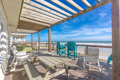Zzzz's By The Seas - Oceanfront 3 BR cottage in Surf City!  Dog Friendly!