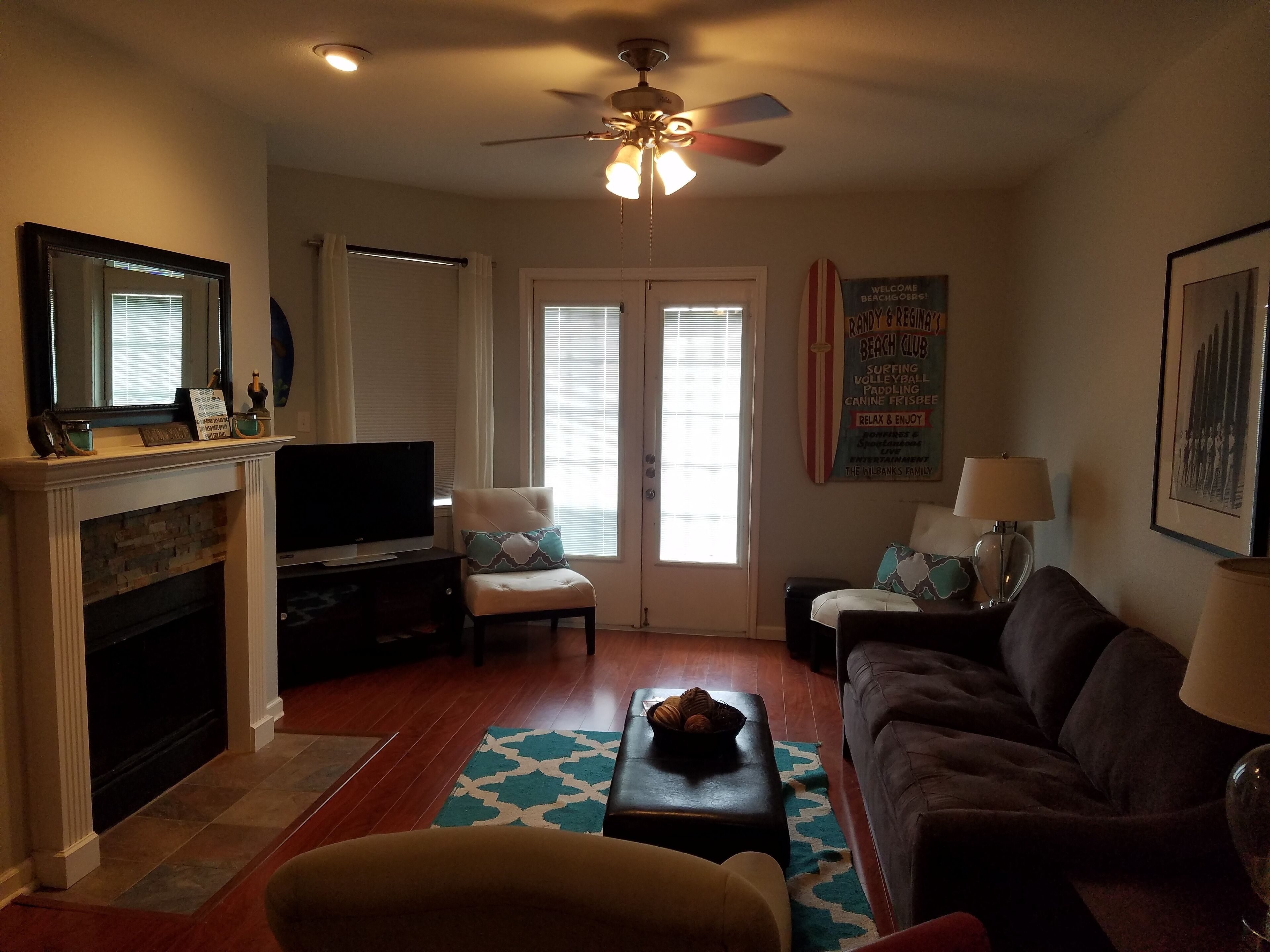 "Sandy Bottoms" is a Beautiful Condo Just 1 Block from the Beach!