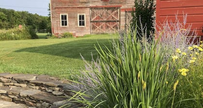A Cozy Farmstead Cottage Amidst Two Barns in Hudson Valley