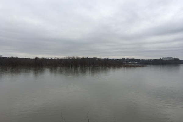 Beautiful river view from window!