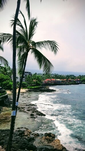 Sun-loungers, beach towels