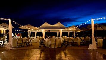 Área para banquetes al aire libre
