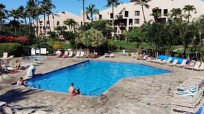 Outdoor pool - Kamaole Sands Fully Renovated Condo with King Bed. By Kam. 3 Beach (Kihei)