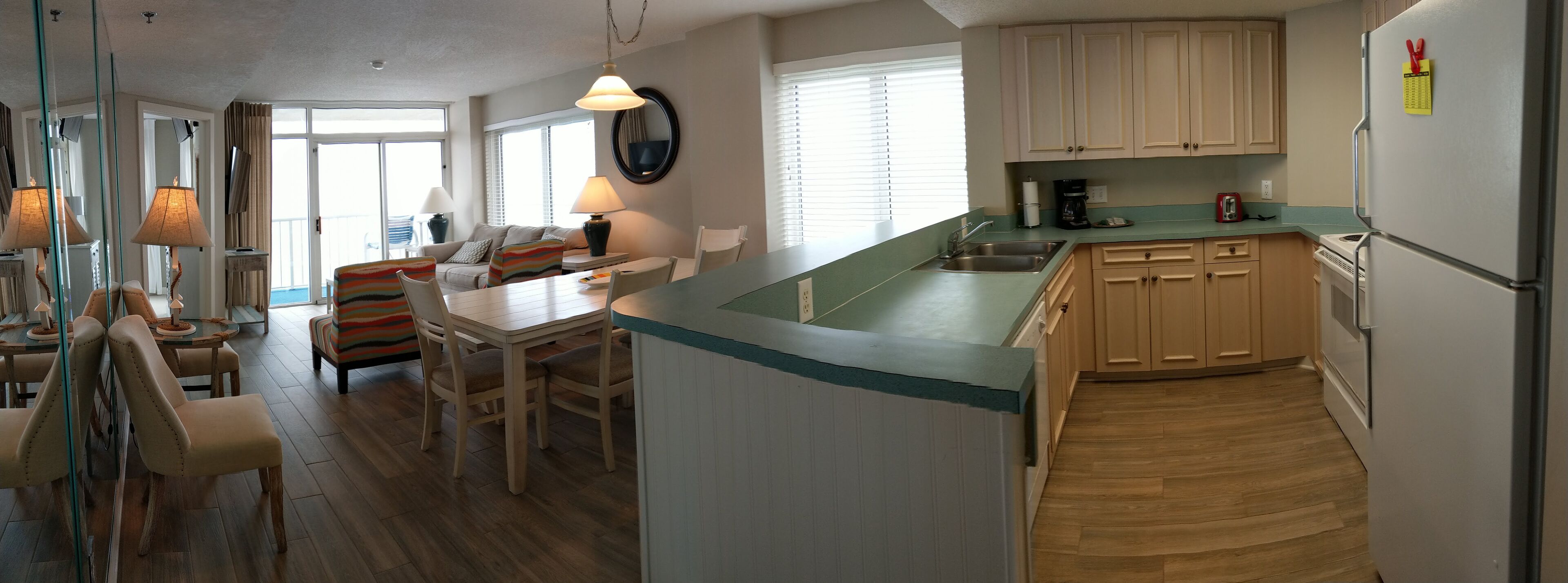 Oceanfront Corner Unit with sweeping views of beach and ocean! 