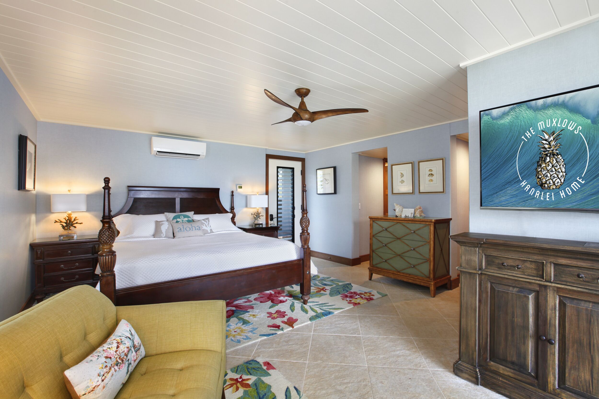 3 bedrooms, in-room safe, iron/ironing board, travel cot