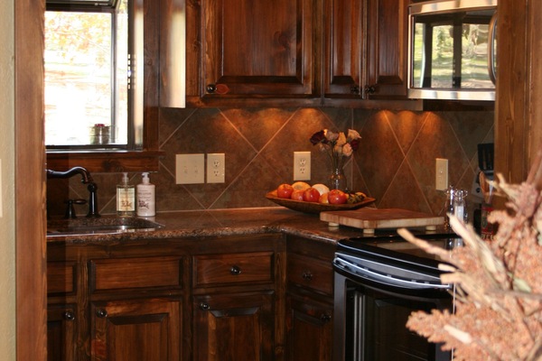 View into the kitchen
