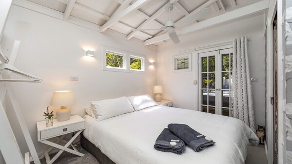 1 bedroom, iron/ironing board, bed sheets