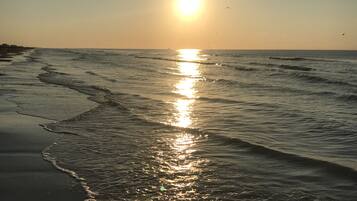 On the beach