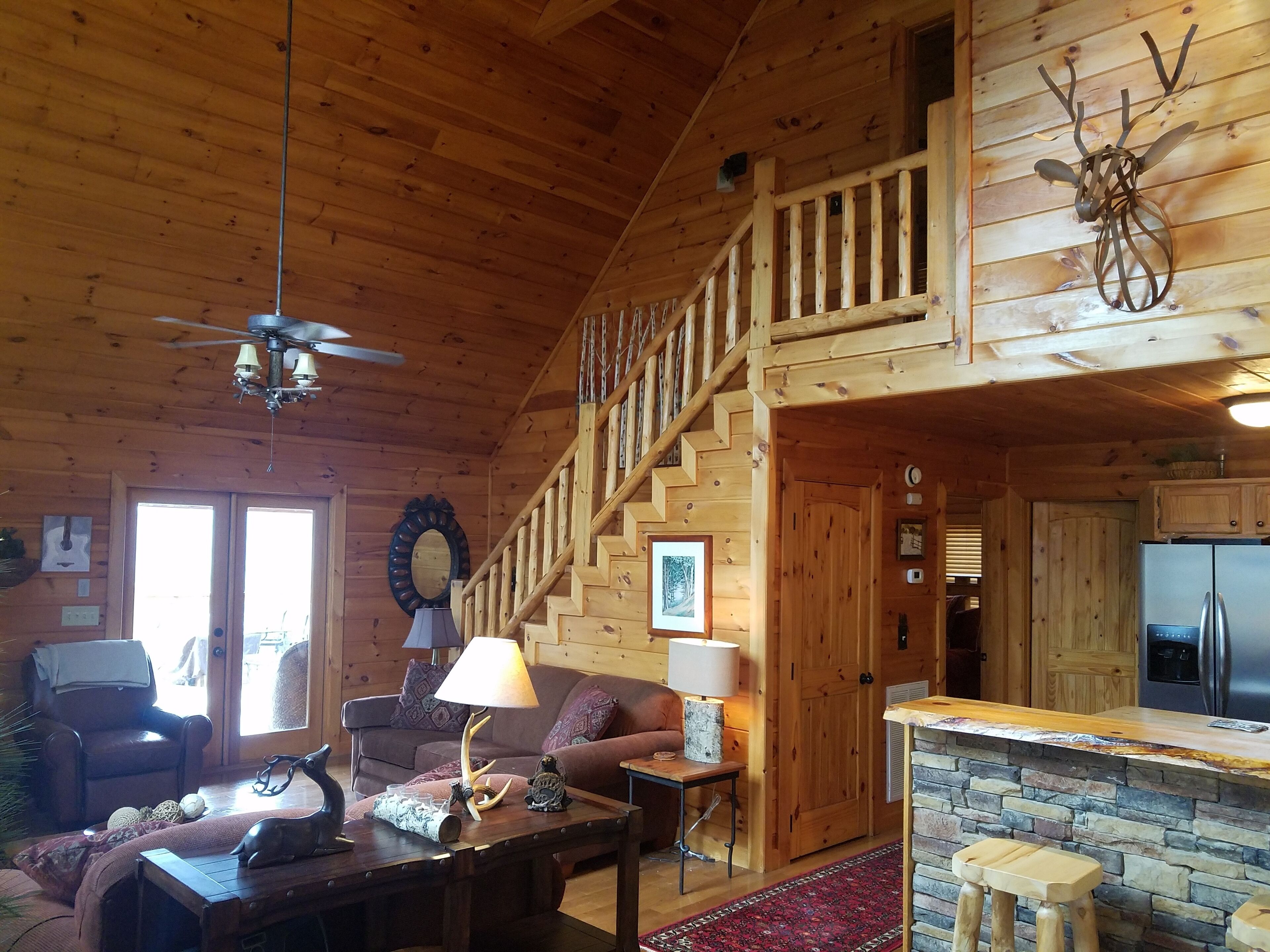 Relax and unwind in the peacefulness of nature in the North Georgia Mountains!