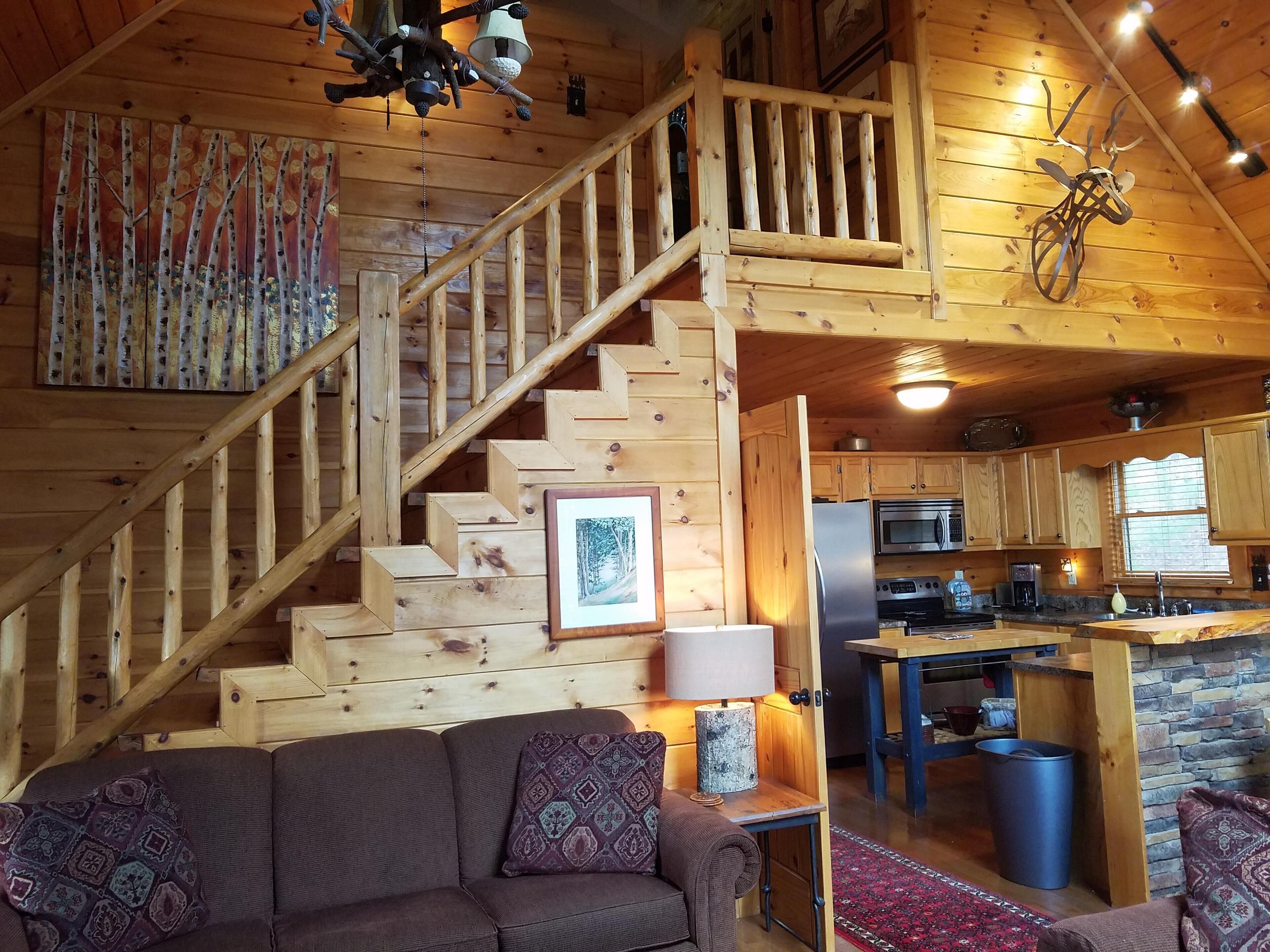 Relax and unwind in the peacefulness of nature in the North Georgia Mountains!