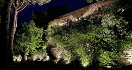 Stone farmhouse with pool