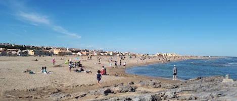 Accommodatie ligt op het strand