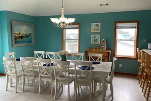 Dining - 5454- Sea View, Semi-oceanfront home just 123 yards from the beach! (Nags Head)