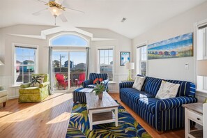 TV, DVD player, table football - 5708- Seafari, | Semi-Oceanfront | Nags Head | Sleeps 12 (Nags Head)