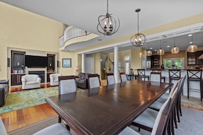 Dining - 1350 - Panache - Soundfront Retreat w/ Pool, Private Dock & Hot Tub (Corolla)
