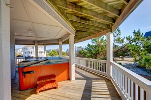 Property grounds - 2310 - Aegean Breeze, Nice Corolla Home Complete with Amenities Including Private Blue Lagoon Pool (Corolla)