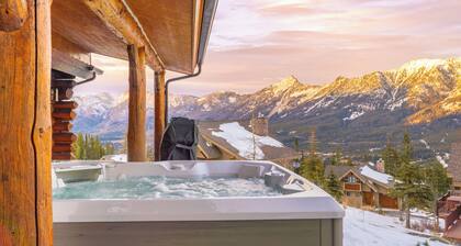 Ski-In/Out Mountain Cabin Home! Private Hot Tub, Stunning Views, 7min Drive to R