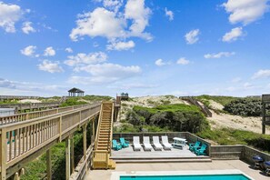 Pool - 6100- Red Snapper Inn, Red Snapper Inn | Oceanfront | South Nags Head | Sleeps 22 (Nags Head)