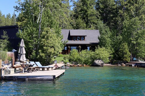 Classic Old Tahoe Lakefront Home With Pier And Buoy. Pet & Family friendly!