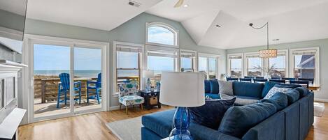 TV, DVD player, stereo