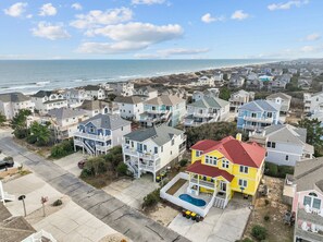 Exterior - 1781 - Brownie's Retreat, 53 Yards to Beach! Oceanside w/ Private Hot Tub (Corolla)