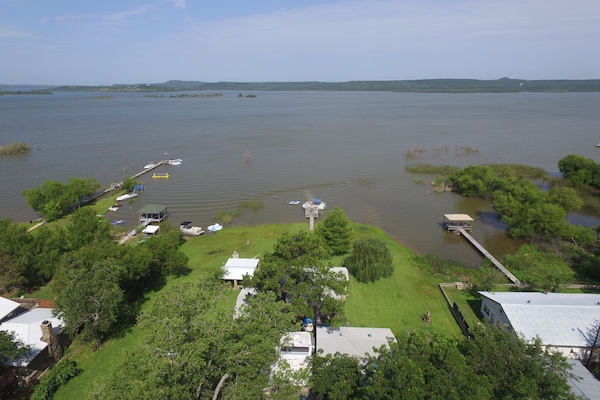 Looking West over Possum Kingdom Lake from this Property...