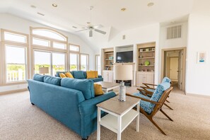 TV, video games - 4611- Prescription OBX,  private saltwater pool, large scale living, and wonderful amenities (Southern Shores)