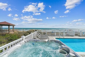 Una piscina riscaldata