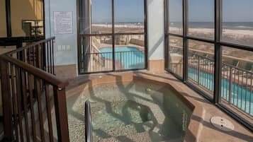 Indoor pool, outdoor pool
