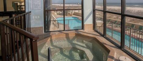 Indoor pool, outdoor pool