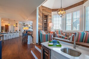 Interior - 5587- The Sea's Embrace, Beautiful decor & beautiful ocean views at this Nags Head townhome! (Nags Head)