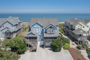 Exterior - 5587- The Sea's Embrace, Beautiful decor & beautiful ocean views at this Nags Head townhome! (Nags Head)