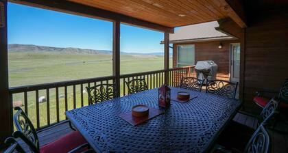 Family style home overlooking the Madison River