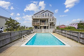 Pool - 5765 - Green Heron | Oceanfront | South Nags Head | Sleeps 20 (Nags Head)