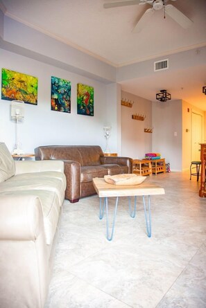Smart TV, video games, DVD player, books
