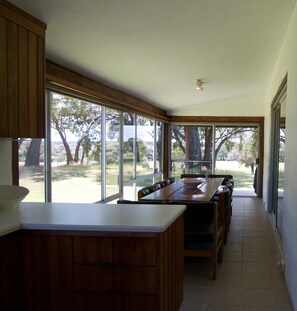 Dining - The Homestead driveway is located on the right, just passed the winery. (Wilyabrup)
