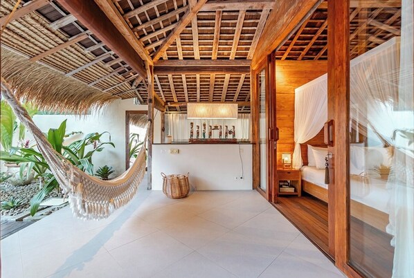 1 bedroom, in-room safe, iron/ironing board, travel cot