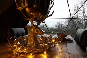 Dining - The Star Dome - Luxurious Star Gazing Retreat (Ludlow)