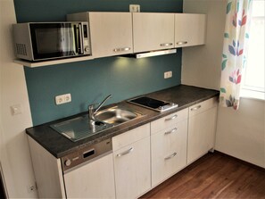 Réfrigérateur, micro-ondes, four, lave-vaisselle