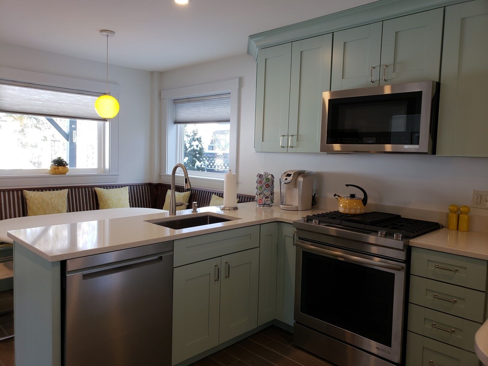 Two bedroom Mid Century Modern apartment in Downtown Hallowell