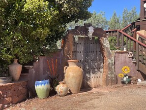 Exterior detail - View with a room Cathedral Rock too! (Sedona)
