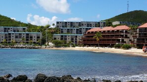 On the beach, sun-loungers, beach towels - The Captain and the Mermaid - Adventures in Paradise are waiting! (St Thomas)