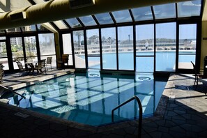 Indoor pool - 3BR/2BA South Tower -It's All About the View!! 2 Kings + 2 Twins + Beach Locker! (Myrtle Beach)