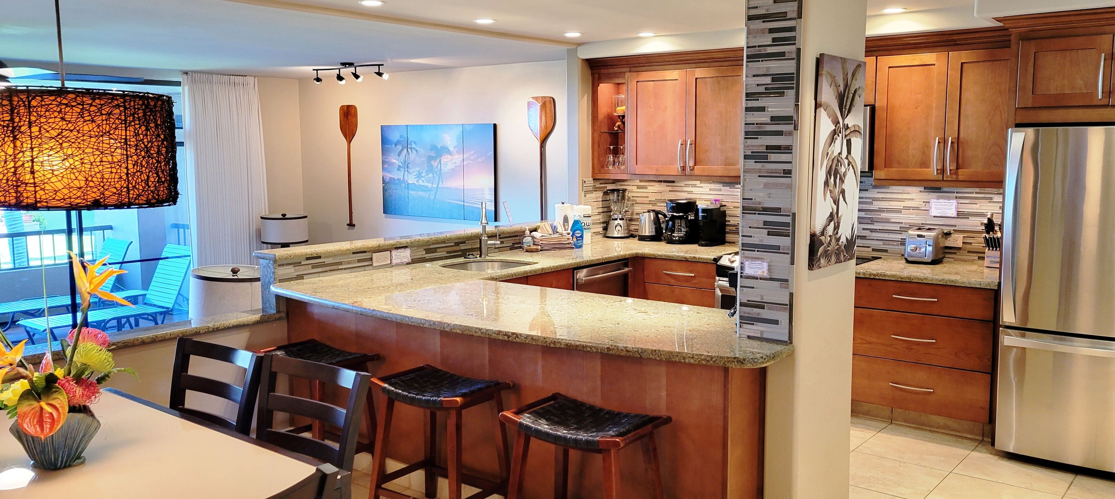 WOW! "BEST IN CLASS" POSH NEW REMODEL!  2 BR/2 BA-SLEEPS 9 - 6 BEDS-Great Views!