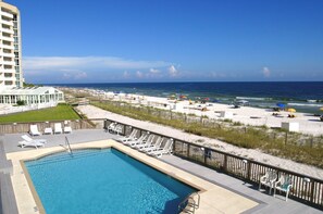 屋外プール、温水プール