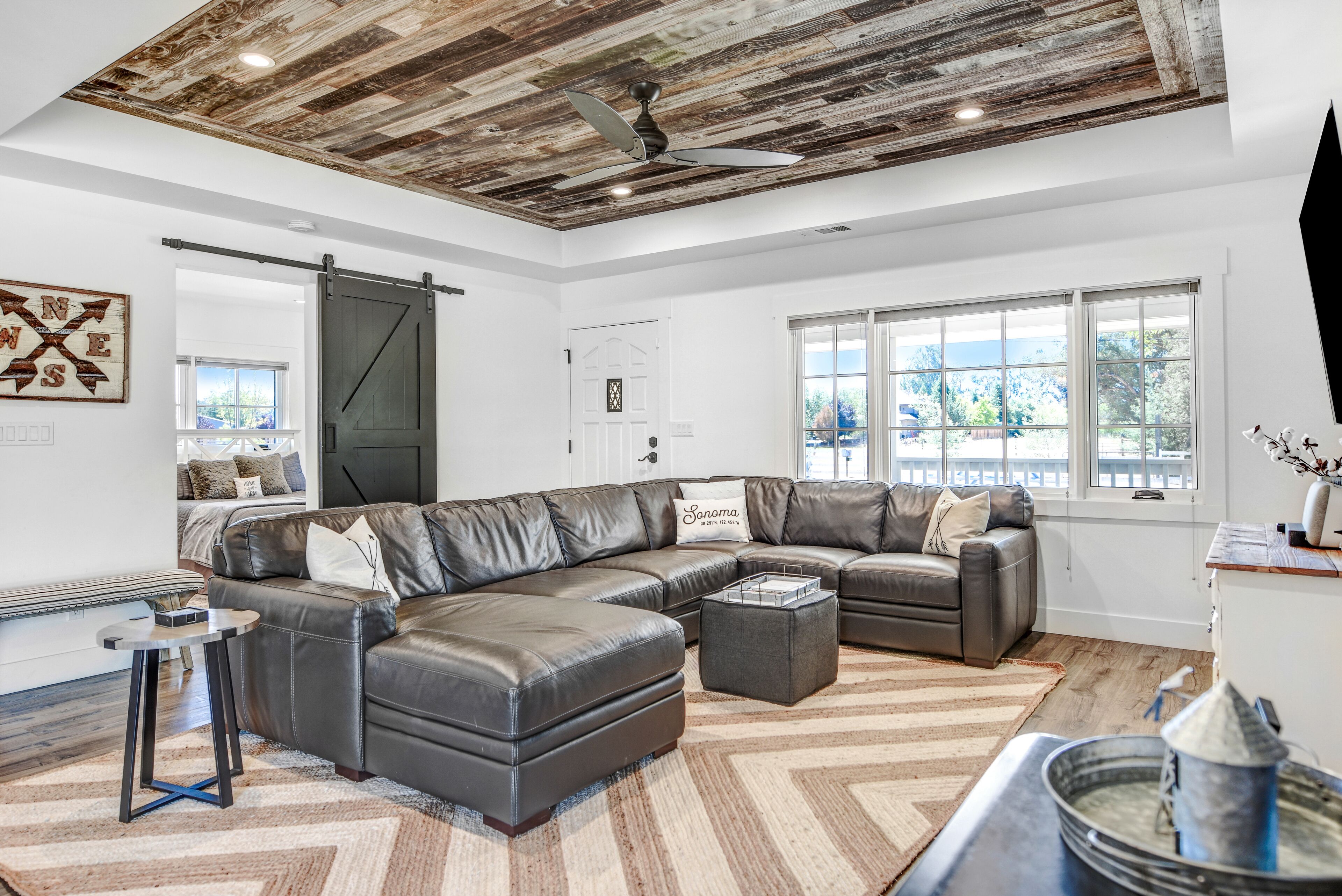 Stunning Modern Farmhouse with a new POOL on 5 acres in the Carneros wine region