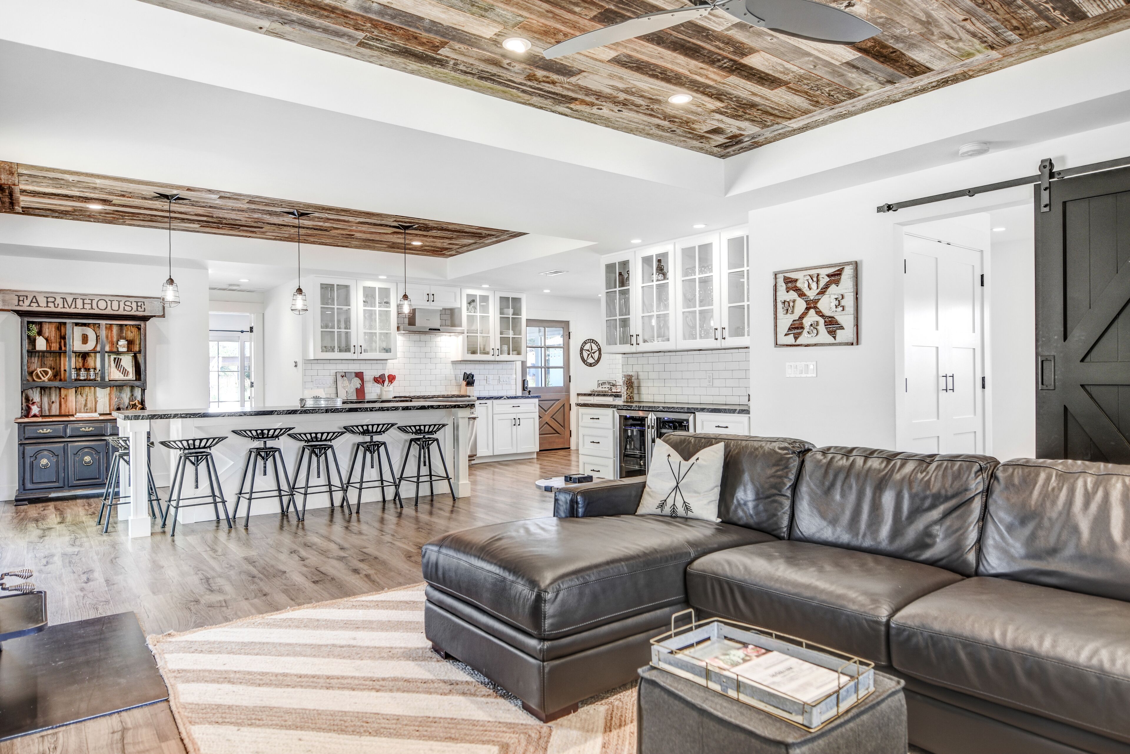 Stunning Modern Farmhouse with a new POOL on 5 acres in the Carneros wine region